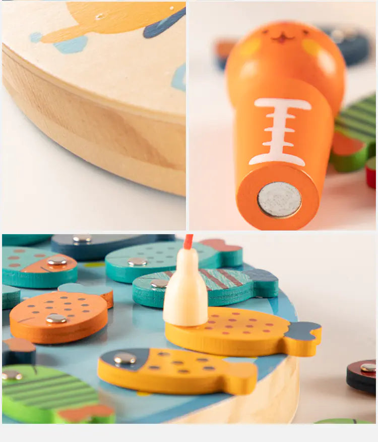 π£ Montessori Wooden Fishing Toy β Play, Learn & Regulate