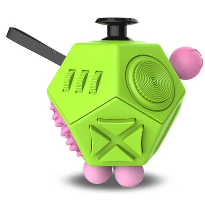 12-Side Sensory Fidget Toy - Therapy Tool for ADHD/OCD/Autism to Improve Focus