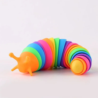 🌈 Sensory Slug Fidget Toy- Wiggle. Wobble. Regulate.
