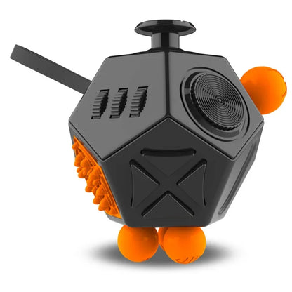 12-Side Sensory Fidget Toy - Therapy Tool for ADHD/OCD/Autism to Improve Focus