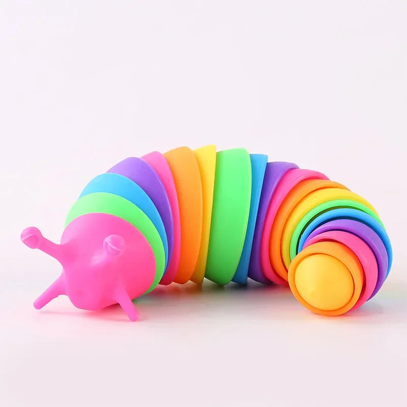 🌈 Sensory Slug Fidget Toy- Wiggle. Wobble. Regulate.