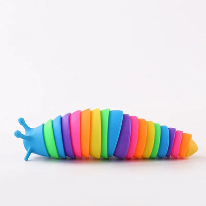 🌈 Sensory Slug Fidget Toy- Wiggle. Wobble. Regulate.