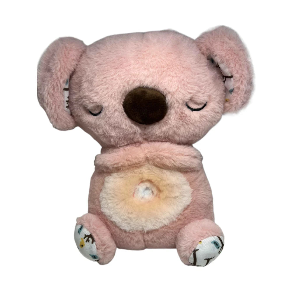 30cm Breathing Stuffed Soothing Koala Toy Koala Music Appease Plush Animal Toys Kids Sleep Companion Anxiety Relief Plush Dolls