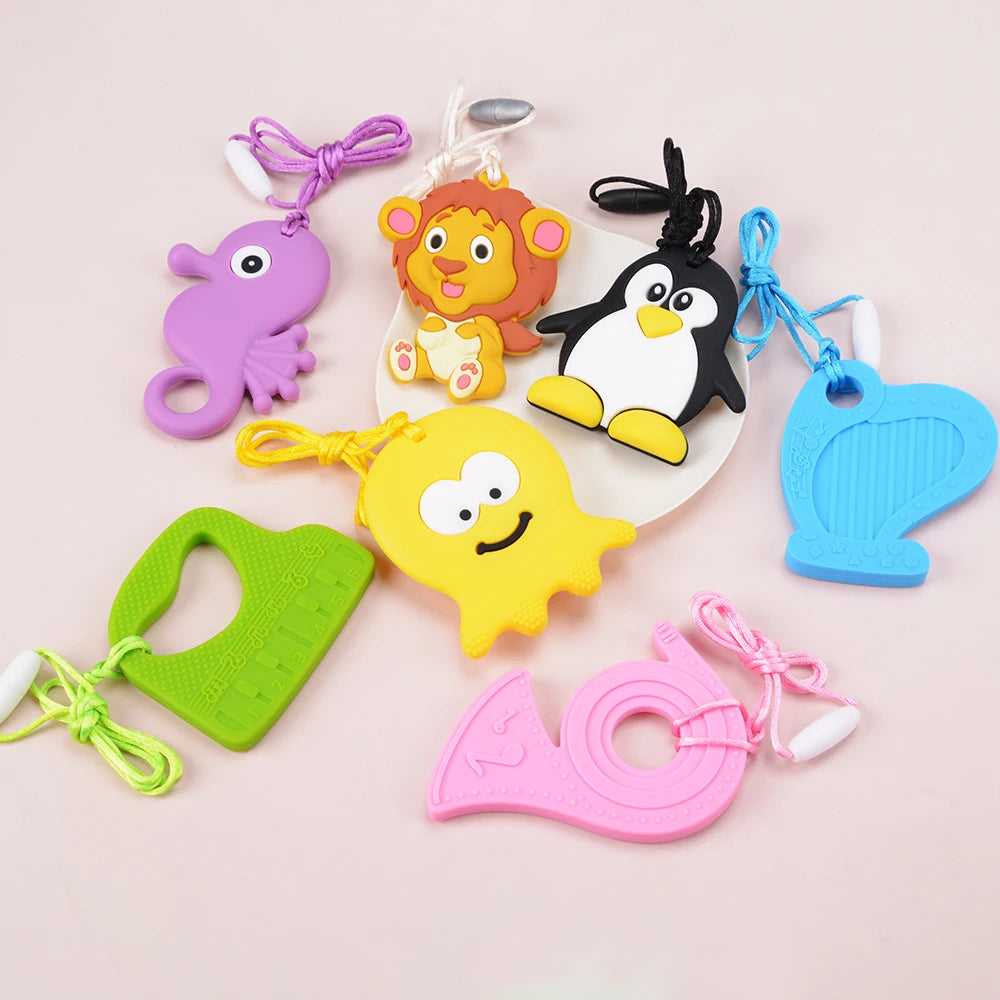 Sensory Chewy Pendant Oral Motor Toys Therapy Tools for Autism ADHD chidren's goods