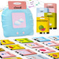 Talking Flash Cards Alphabet Pocket Speech Toys Therapy Autism Sensory Toys for Kids Early Educational Toy English Flashcards