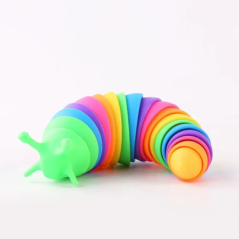 🌈 Sensory Slug Fidget Toy- Wiggle. Wobble. Regulate.