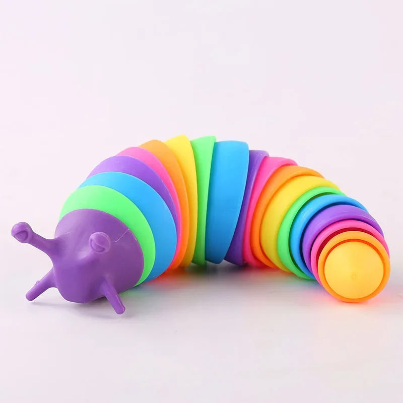 🌈 Sensory Slug Fidget Toy- Wiggle. Wobble. Regulate.