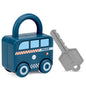 Learning Locks with Keys Numbers Matching Counting Montessori Educational Toys Toddlers Sensory Unlock Car Toys Gifts
