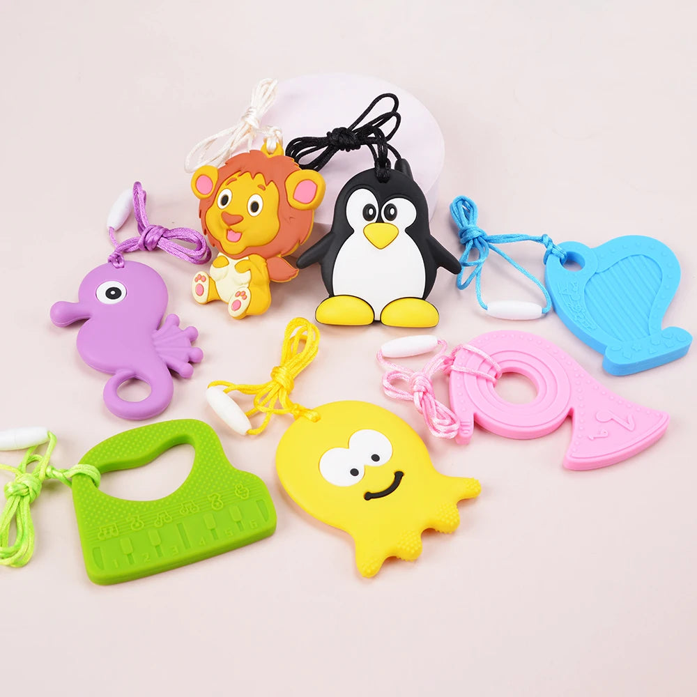 Sensory Chewy Pendant Oral Motor Toys Therapy Tools for Autism ADHD chidren's goods