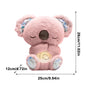 30cm Breathing Stuffed Soothing Koala Toy Koala Music Appease Plush Animal Toys Kids Sleep Companion Anxiety Relief Plush Dolls