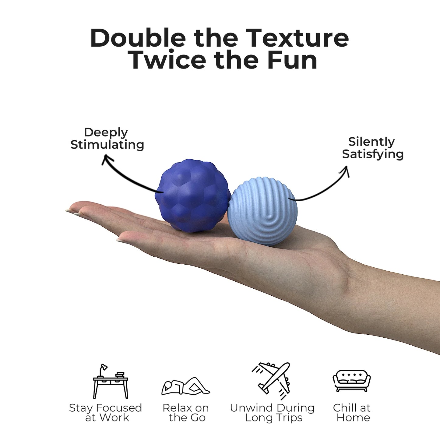 Large size Silicone Sensory Magnetic Balls Toys Fidget Games Anti Stress Relief Toys ADHD Anxiety Autism for Adults Antistress