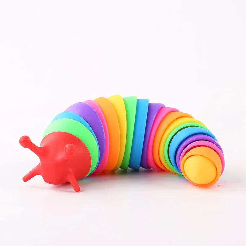 🌈 Sensory Slug Fidget Toy- Wiggle. Wobble. Regulate.