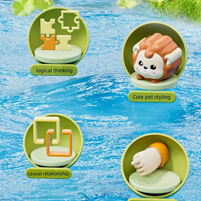 Montessori Pop up Animal Toys and Learning Boxes - Enhance Logic and Motor Skills, Suitable for Children's Birthday Gifts