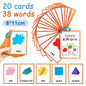 15 Cards My Emotion Feeling English Learning Words Flash Cards kids Educational learn Toys for Children Enlightenment Card