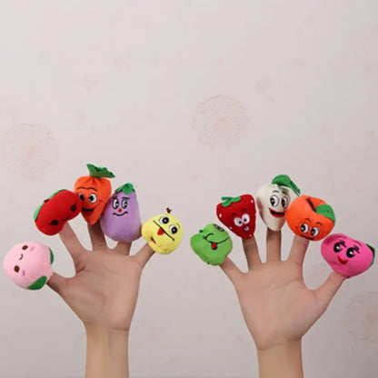 🧠 Educational Toy Mini Animal Hand Puppet Set – Narrating Sensory Finger Puppet Toys 🧸