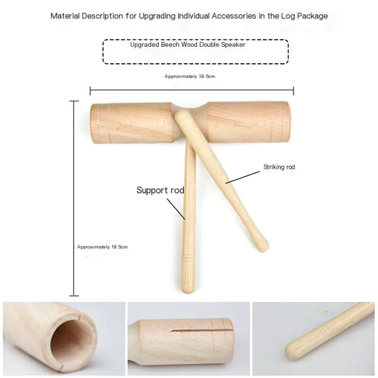 🎶 Wooden Musical Instrument Sets – Montessori Inspired