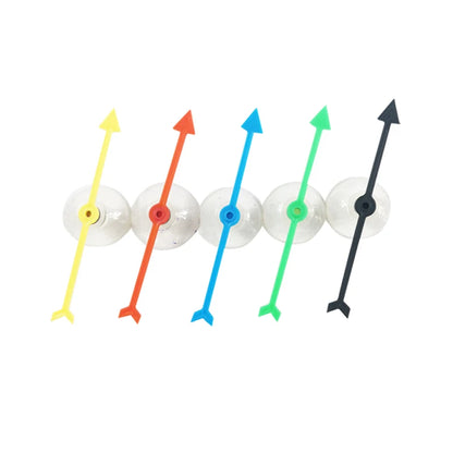 28cm Boys Girls Emotion Management Learning Magnetic Roulette Spin Kid Wheel Game English Board Sucker Pointer Teaching Aids Toy