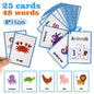 15 Cards My Emotion Feeling English Learning Words Flash Cards kids Educational learn Toys for Children Enlightenment Card