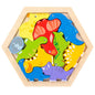 Montessori 3D Wooden Puzzles for Kids - Educational Toys