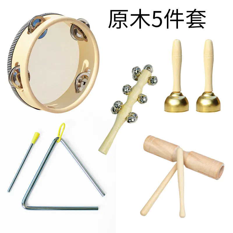 🎶 Wooden Musical Instrument Sets – Montessori Inspired