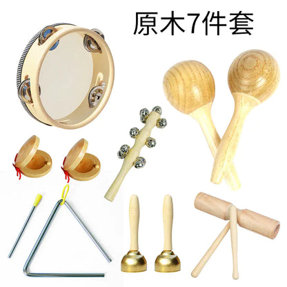 🎶 Wooden Musical Instrument Sets – Montessori Inspired