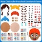 Kids Social Emotional Learning Busy Board with 9 Emotion Cards for Faces Games Preschool Learning Sensory Autism Therapy Toys