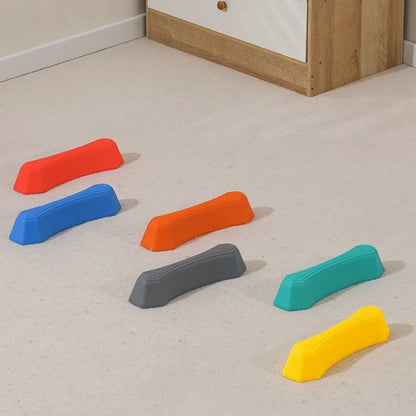 🌈 Rainbow Sensory Stepping Stones – Set of 6