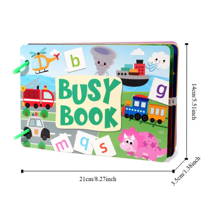 Handmade Montessori Quiet Busy Book Paper Repeated Pasting Quiet Stickers Book Hand Ledger Cartoon