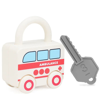 Learning Locks with Keys Numbers Matching Counting Montessori Educational Toys Toddlers Sensory Unlock Car Toys Gifts