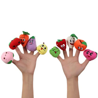 🧠 Educational Toy Mini Animal Hand Puppet Set – Narrating Sensory Finger Puppet Toys 🧸