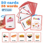 15 Cards My Emotion Feeling English Learning Words Flash Cards kids Educational learn Toys for Children Enlightenment Card