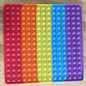 🌈 Jumbo Rainbow Pop Fidget Mat – 30cm