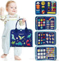 🎒 Felt Busy Book – Sensory Learning Binder with Dry Erase & Fine Motor Activities