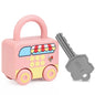 Learning Locks with Keys Numbers Matching Counting Montessori Educational Toys Toddlers Sensory Unlock Car Toys Gifts