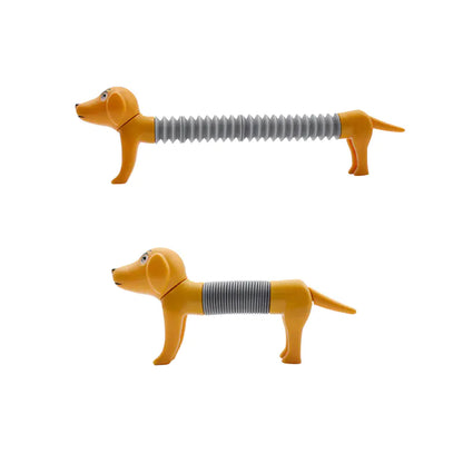Spring Dog Pop Tubes Sensory Stress Relief Toy Set